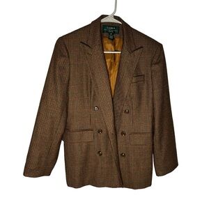 Ralph Lauren Double Breasted Wool Blazer